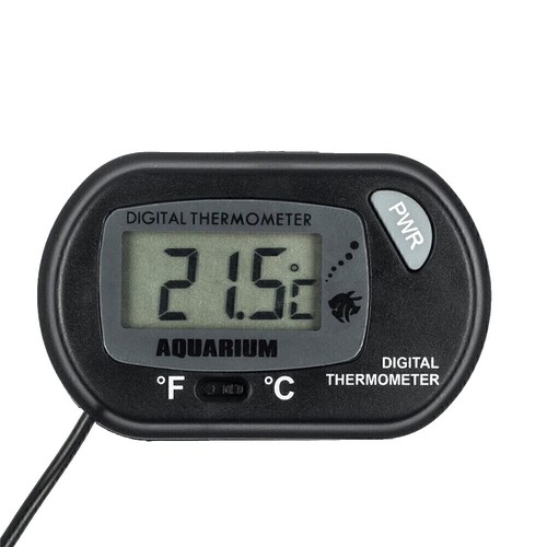 Zoo Med Digitales Thermometer & Feuchtigkeitsmesser – Für Terrarien, Wasserfeste Sonde, Inkl. Batterie