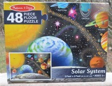 100 COMP. MELISSA DOUG 48 PIECE FLOOR PUZZLE-SOLAR SYSTEM