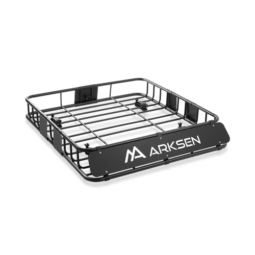 ARKSEN 43 x 39 x 6 Inch Universal 250LB Heavy Duty Roof Rack Cargo with Exten...