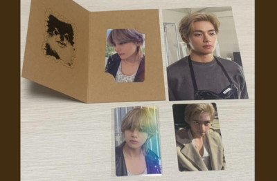 BTS V solo Album Layover Photocard Postcard Official shop