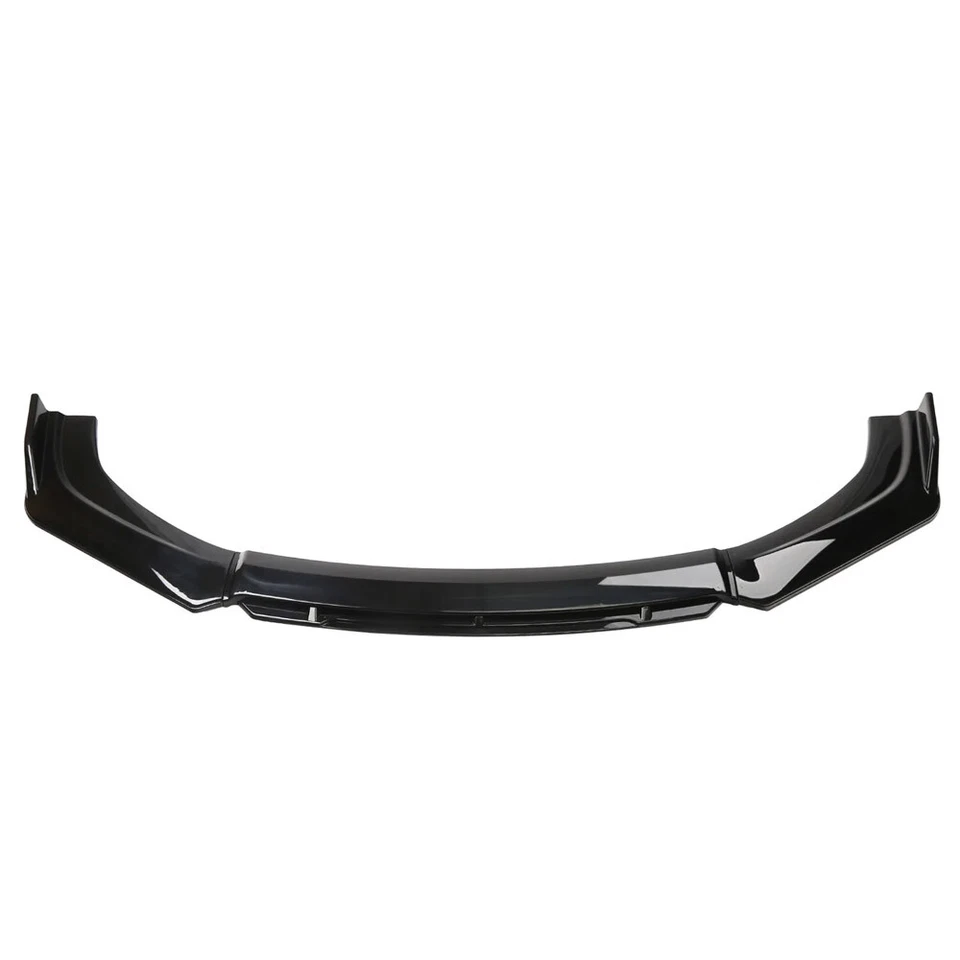 Glossy Black Front Bumper Lip Splitter Spoiler For Audi A3 A4 A5 A6 A7 A8 - Изображение 4 из 4