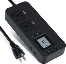 Electricity Usage Monitor, Power Consumption Watt Voltage Amp Meter Tester with