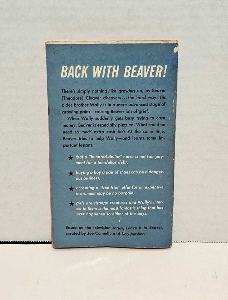 Beaver and Wally Berkley Original Beverly Cleary 1961 Paperback - Image 2 of 3
