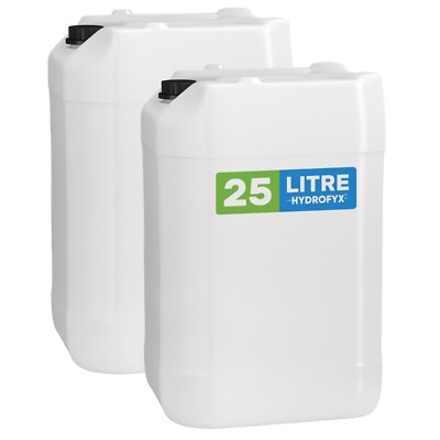2X25L HDPE STAPELBARE KUNSTSTOFFKANISTER - LANGLEBIG UND ZUVERLÄSSIG