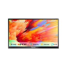 SYLVOX 55" QLED Outdoor TV 2000nit Full Sun Android 11 TV IP55 Waterproof