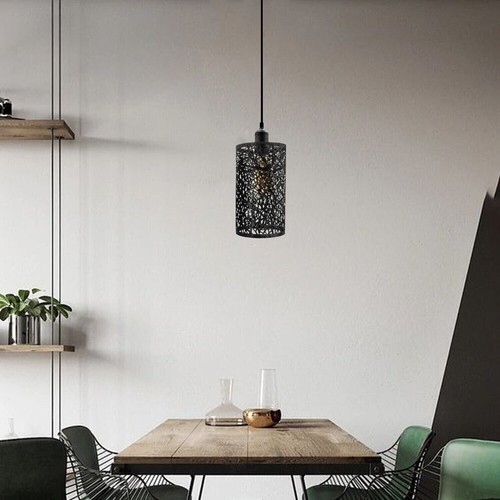 Industrial Pendant Ceiling Light Lampshade Barrel Cage Loft Style Retro Lamp UK - Picture 7 of 21