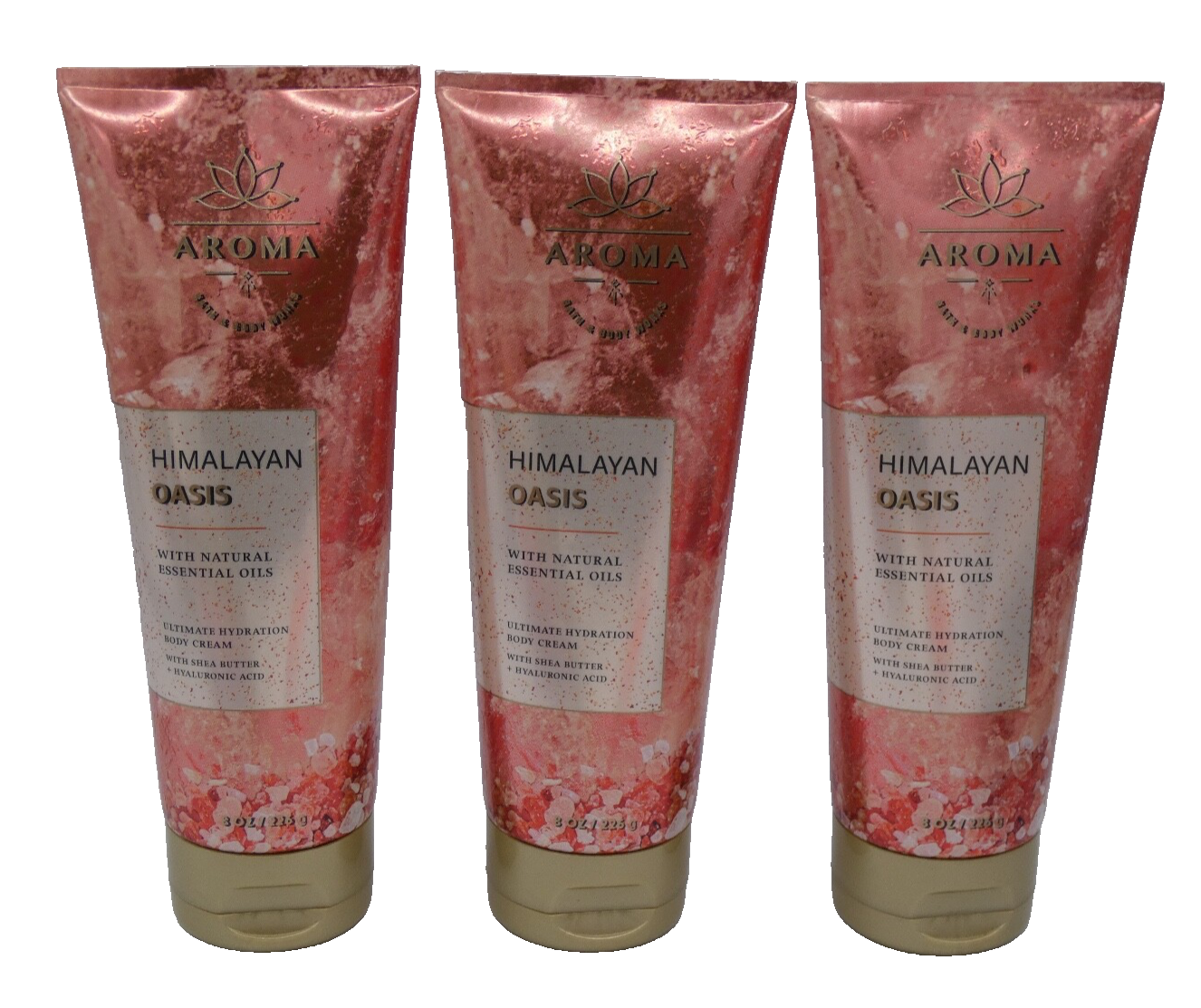 Bath & Body Works Himalayan Oasis Body Cream 3-Pack for Deep Hydration