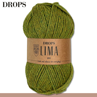Drops 50 g Lima Uni | Mix Garn Wolle Stricken Häkeln Schurwolle Alpaka 36 Farben