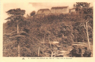 MONT Ste-ODILE - View towards the Convent