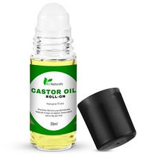 Castor Oil Roll-On USDA Organic 100 Pure Hair  Skin Moisturizer Treatment