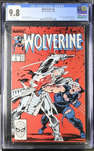 WOLVERINE #2 CGC 9.8 White Pages 1988 | Silver Samurai & Jessica Drew 4522037009