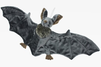 Dracula Mega Bat Plush With Ribbon Plush Toy Plush Black 1017222