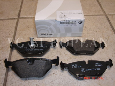 BMW E46 3-Series Genuine Rear Brake Pad Set,Pads 325i 323i 328i 325ci ...