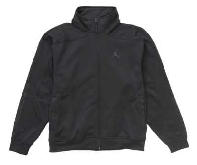Supreme Jordan Tricot Track Jacket Medium FW24 Black Brand New