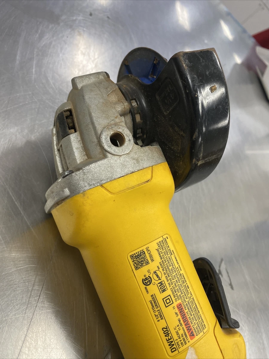 Dewalt angle grinder dwe402 deals