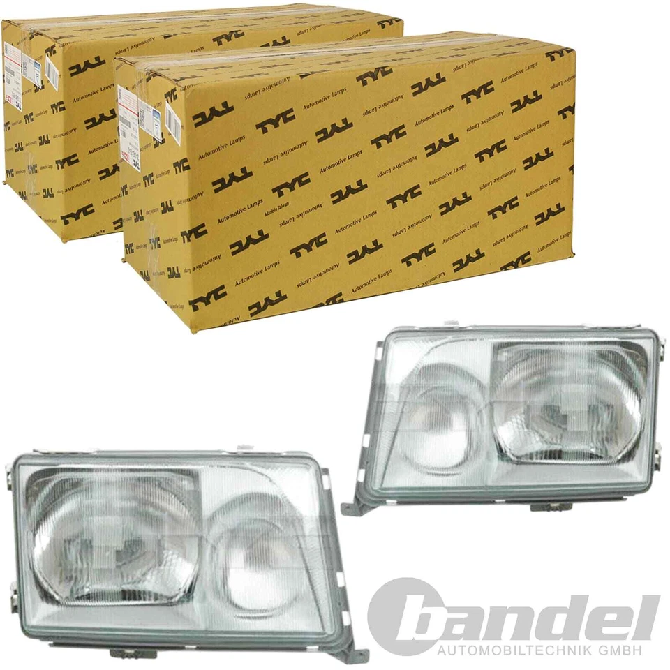 2x FAROS TYC H3 H4 IZQUIERDA+DERECHA aptos para MERCEDES CLASE E W124 A124