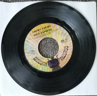 Ohio Express....''Chewy Chewy & Firebird'' 45 RPM 7'' Vinyl Record 