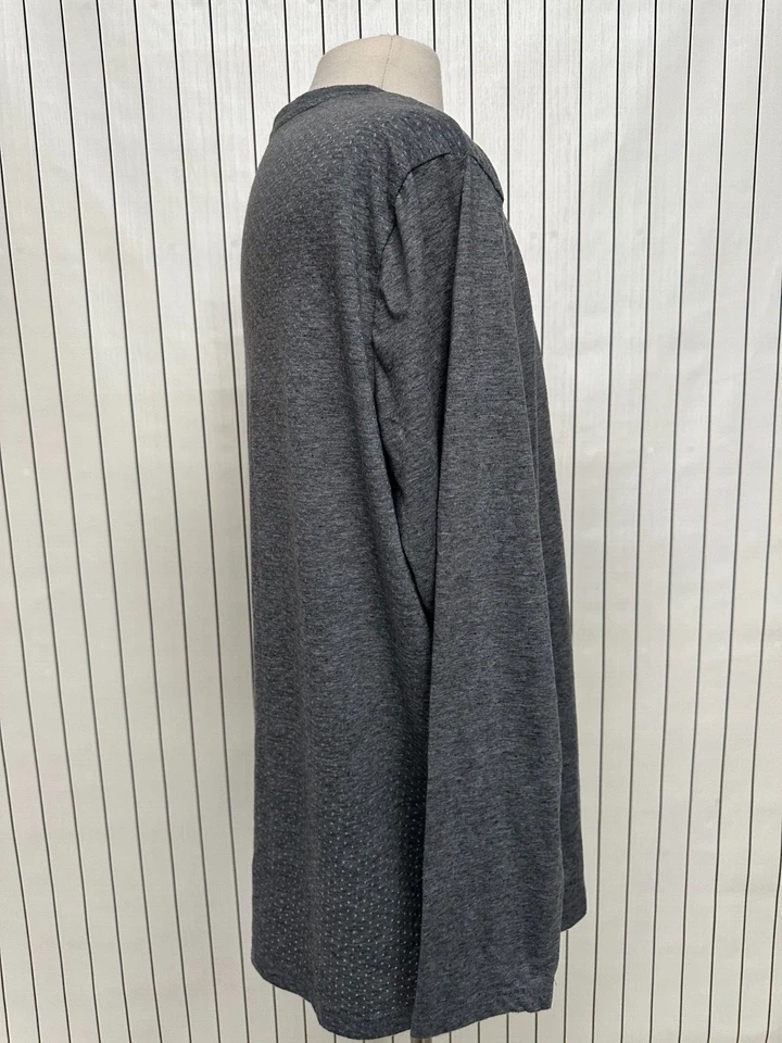 Athletic Works футболка мужская серый дышащий длинным рукавом обычный крой размер 2XL - Изображение 4 из 4