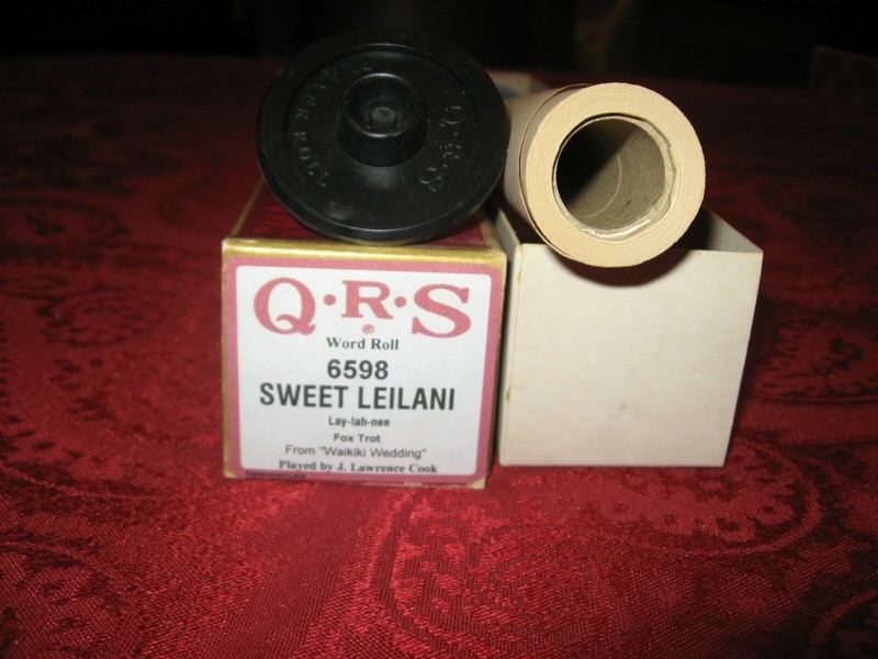 Sweet Leilani (From : Waikiki Wedding)  - QRS Piano Roll #6598: Hear It Play!