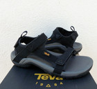 TEVA BLACK MEACHAM ANKLE STRAP SPORT/ WATER SANDALS, MEN US 9/ EUR 42 ~ NEW