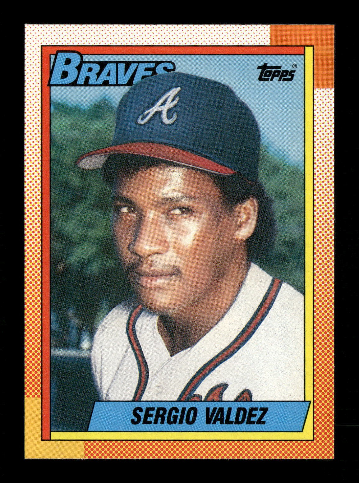 1990 O-Pee-Chee #199 Sergio Valdez Atlanta Braves