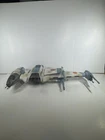 Vintage 2001 Star Wars B-Wing Fighter Ship 1 Missile No Pilot
