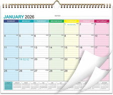 Wall Calendar 2026-2027 18 Month Academic Monthly Planner 14.76x11.75