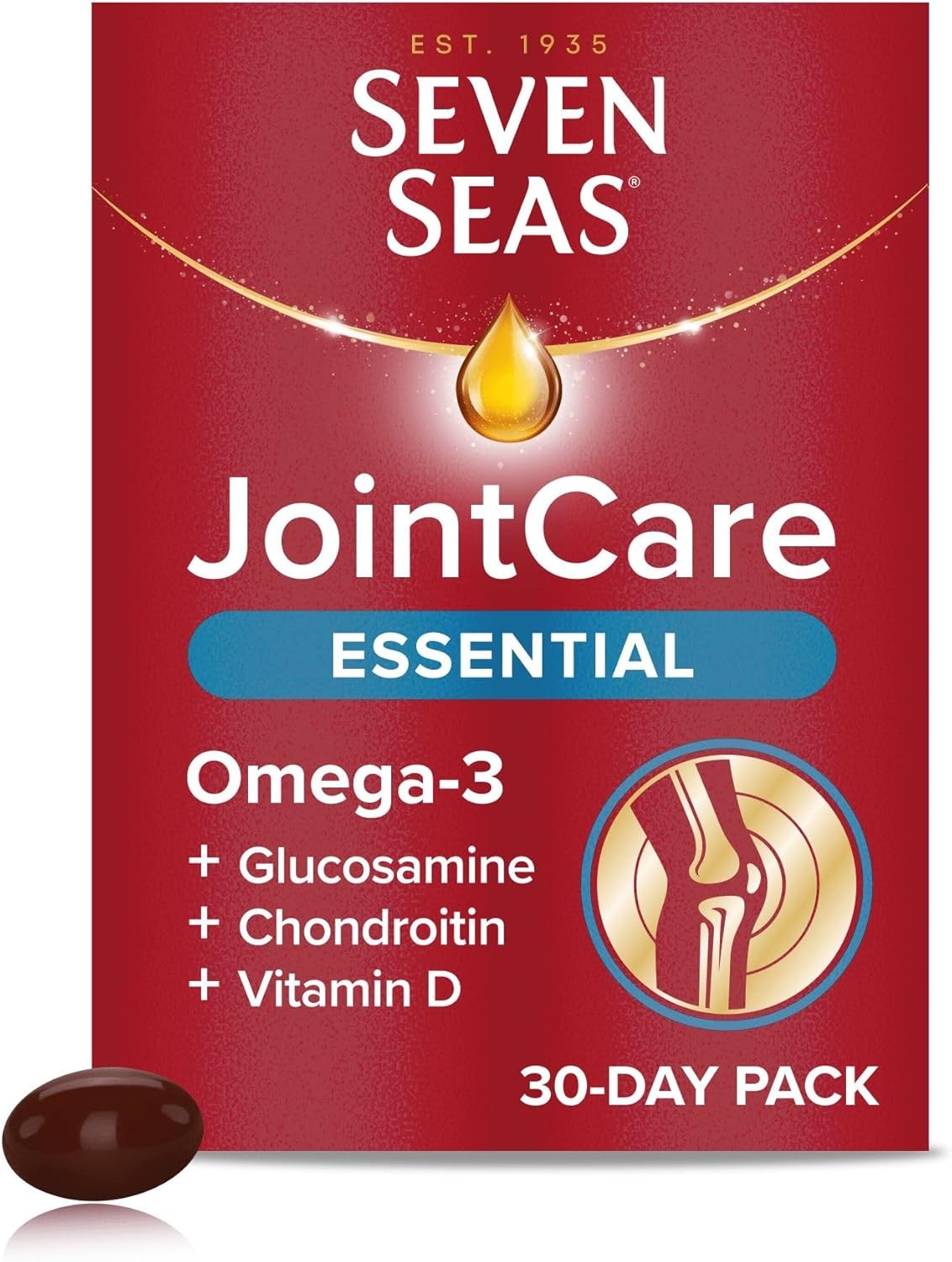 Seven Seas JointCare Essential, With Omega-3, Glucosamine, Chondroitin, Vitamin