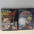 PS2 Game Lot: Dragon Ball Z Budokai Tenkaichi 2, Naruto Uzumaki Chronicles