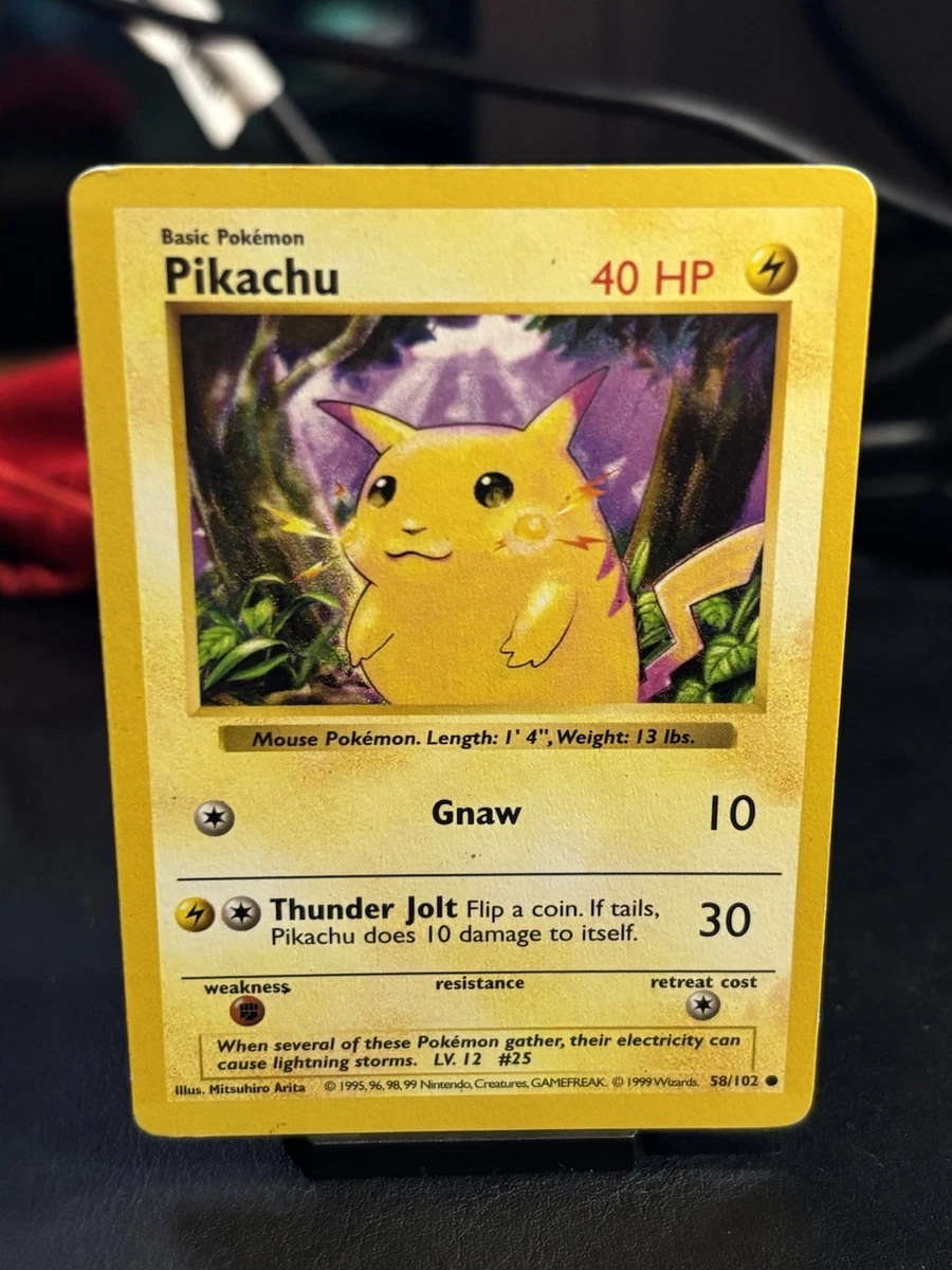 Pokémon Pikachu Base Set Cards for sale - eBay
