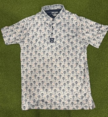 Pins and Aces Golf NASA Collab Space Golfer White MENS  GOLF Size Large 