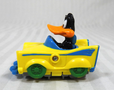 VTG 1992 Warner Brothers Looney Tunes Daffy Duck Crash Crack-Up 2.75'' Toy Car