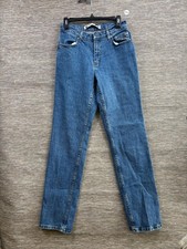 Harley Davidson Straight Leg Jeans Womens Size 6L Blue Classic Denim Stretch