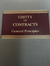 Chitty On Contracts 27th edition Volume 1 General Principles