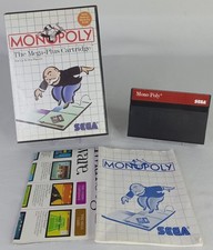 Monopoly Sega Master System Authentic CIB Complete Tested Working Video Game
