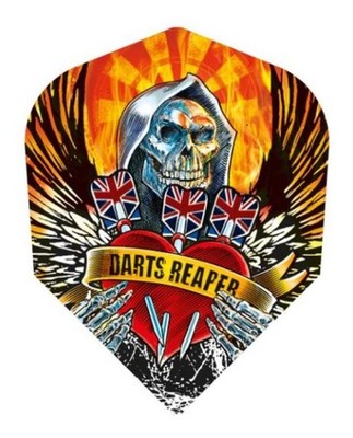 Harrows Quadro Poly Standard Flights Darts Reaper 3er Set