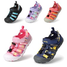 Boys Girls Kids Outdoor Closed Toe Athletic Sandals Summer Hiking Beach Sandals