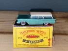 MATCHBOX LESNEY # 31 AMERICAN FORD STATION WAGON BOXED C 1961 CRIMSON BASE.