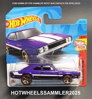 "Hot Wheels \"1969 Dodge Charger 500\" Then AND NOW HKJ46 Farbe Lila OVP UngeÖFfnet"