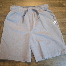 Tommy Bahama Active Boys Gray Heather Drawstring Shorts Size M 7/8 Kids