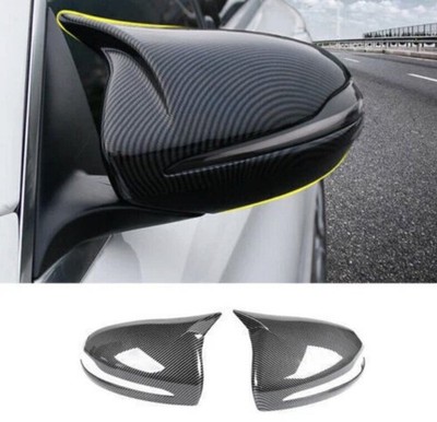 Carbon Fiber For Benz GLC GLC43 63 Cover Trim 16-2022 OX Horn Rear View Mirror