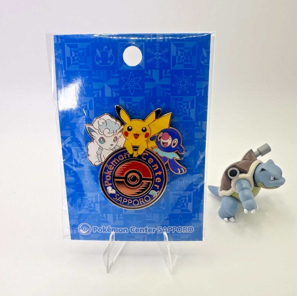 Pokémon Center Sapporo Limited Logo Pin Set Japan Exclusive Collectible