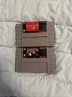 Final Fantasy II & III 2 & 3 (Super Nintendo) SNES Cartridges Only Tested