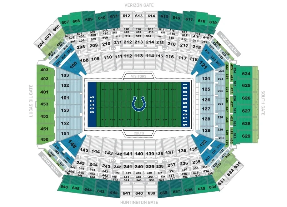 San Francisco 49ers at Indianapolis Colts 2 Tickets 12/22 Sec 402 Row 16 - Image 2 of 2