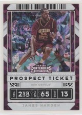 2020 Contenders Draft Picks Variation Cracked Ice Ticket 5/23 James Harden 1u6