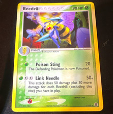 Pokemon TCG Beedrill 1/112 FRLG Holo Rare LP