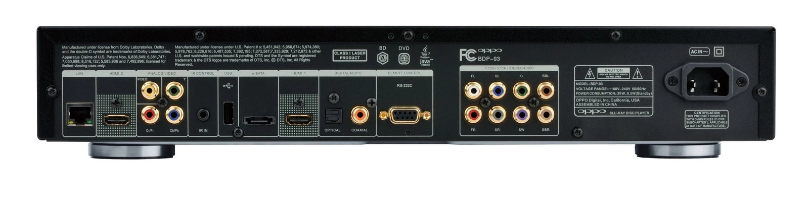 Oppo BDP-93 Blu-Ray DVD Player