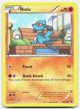 Pokemon Riolu 63/99 Next Destinies MP [WC13V4] on eBay