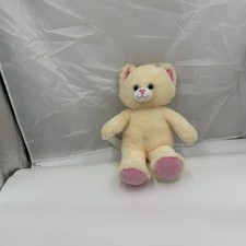 Build A Bear Lemon Cream Kitty Plush Cat Stuffed Animal BAB BABW Workshop