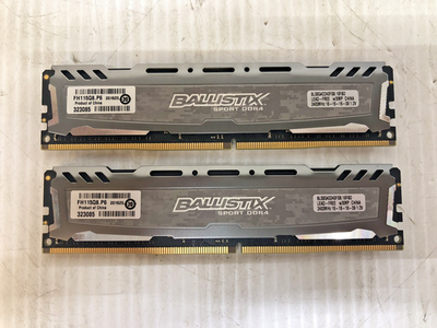 crucial BALLISTIX DDR4 8GB× 2計16GB動作確認済み Crucial Ballistix 16GB (2 x 8GB) DDR4 SDRAM Memory Kit - Walmart.com